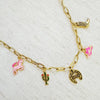 Yeehaw Rodeo Charm Necklace – Western Icons