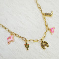 Yeehaw Rodeo Charm Necklace – Western Icons