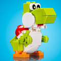 Friendly Green Dino made with LEGO parts by B3 Customs