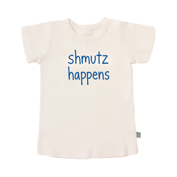 graphic tee | schmutz happens by Finn + Emma