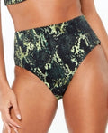 Bar III Summer Stripes High-Rise Bikini Swim Bottoms by Vanessa Jane