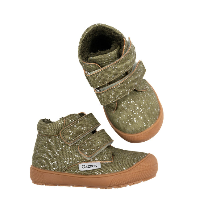 Little Hiker Kids' Barefoot Boots | Warm Sherpa-Lined & Water-Repellent by ozznekshoes