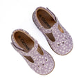 Ava Blossom Kids' Barefoot Mary Janes | Floral T-Strap Toddler Shoes by ozznekshoes