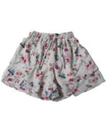 Monteau Big Girls Tiered Faux Tie Front Printed Short by Vanessa Jane