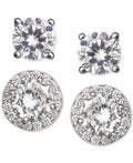Giani Bernini 2-PC. Set Cubic Zirconia Solitaire & Halo Stud Earrings in Sterlin by Vanessa Jane