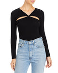 Line & Dot Halo Cutout Sweater by Vanessa Jane