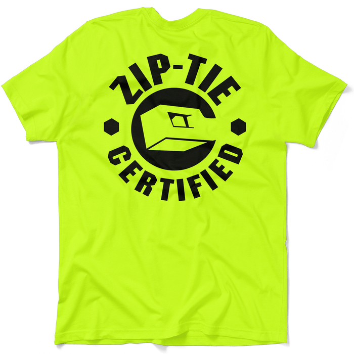 Zip Tie - Safety Yellow T-Shirt by Armed American Supply