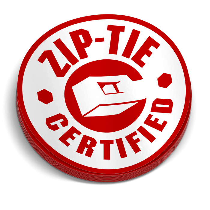 Zip Tie 5 Inch Decal by Armed American Supply