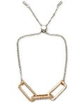 Inc International Concepts Two-Tone Triple-Link Slider Bracelet by Vanessa Jane