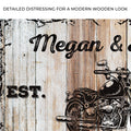 Motorcycle Wood Sign by Tailored Canvases