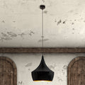 Zuo Copper Ceiling Lamp in Matte Black Finish by Vanessa Jane