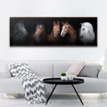 A Family Of Horses Canvas Wall Art by Tailored Canvases