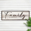 A Little Bit Of Crazy, Loud, And A Whole Lot Of Love Family Sign III by Tailored Canvases