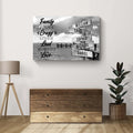 A Lot of Love Family Names Sign by Tailored Canvases