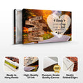 A Lot of Love Family Names Sign II by Tailored Canvases