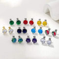 A Pair Of Unique And Stylish Zirconia Clip-on Earrings For Ladies by DailySale