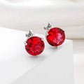 A Pair Of Unique And Stylish Zirconia Clip-on Earrings For Ladies by DailySale