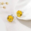 A Pair Of Unique And Stylish Zirconia Clip-on Earrings For Ladies by DailySale