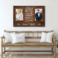 A Perfect Marriage Is Just Two Imperfect People Sign by Tailored Canvases
