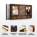 A Perfect Marriage Is Just Two Imperfect People Sign by Tailored Canvases