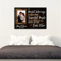 A Perfect Marriage Is Two Imperfect People Who Refuse To Give Up On Each Other Sign by Tailored Canvases