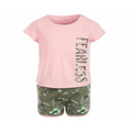 Ideology Little Girls 2-Pc. Graphic T-Shirt and Short Set by Vanessa Jane