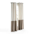 Curtainworks Kendall Color Block Grommet Curtain Panel 52 x 120 by Vanessa Jane