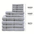 Gray Cotton Bath Towel Set (10–32 pcs) by DailySale