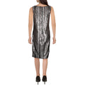 Lauren Ralph Lauren Womens Jordinia Sequined Striped Cocktail Dress by Vanessa Jane
