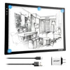 A3 Light Pad A3 LED Tracing Pad Ultra-Thin Drawing Pad Adjustable Brightness