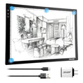 A3 Light Pad A3 LED Tracing Pad Ultra-Thin Drawing Pad Adjustable Brightness by DailySale