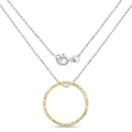 0.30 Carat Genuine Diamond Yellow .925 Sterling Silver Pendant by Bids.com
