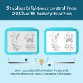 A4 Led Tracing Light Pad Box Memory Function Drawing Sketching Animation by DailySale