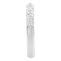 14K White Gold 1/2 cttw Diamond 5-Stone Band Ring (H-I Clarity, SI2-I1 Color) - Size 7 by Bids.com