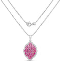 4.46 Carat Genuine Ruby .925 Sterling Silver Pendant by Bids.com