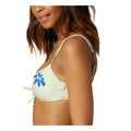 ONEILL Green Floral Keyhole Bikini Top, Size Large by Vanessa Jane