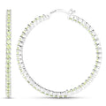 3.50 Carat Genuine Peridot .925 Sterling Silver Earrings by Bids.com