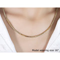 2.5mm 14k Yellow Gold Semi Solid Box Chain by Bids.com