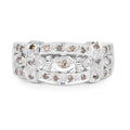 0.32 Carat Genuine Champagne Diamond .925 Sterling Silver Ring by Bids.com