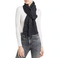 Echo Plisse Oblong Scarf by Vanessa Jane