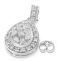 10k White Gold Round Cut Diamond Earrings (0.75 cttw, H-I Color, I1-I2 Clarity) by Bids.com