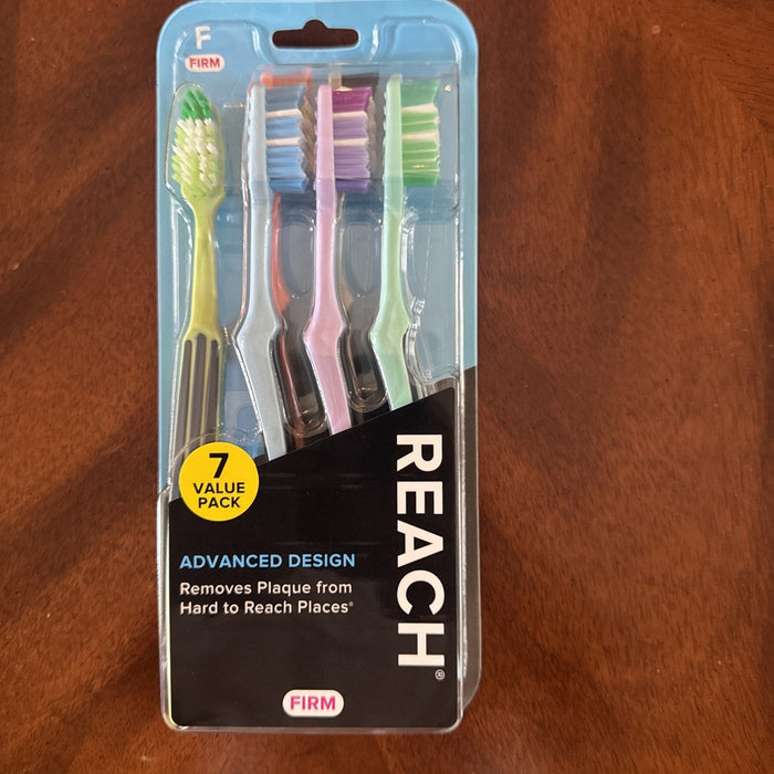 REACH Advanced Design Adult Toothbrush, Firm (7 Count) by Price Is Right Miami