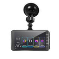 A6T 4-Inch 170° Wide Angle Full HD 1080P Car DVR Dual Lens Dash Cam Rear View Camera Video Recorder with Touch Screen by DailySale