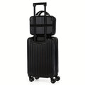 2-Piece Spinner Luggage Set – 20” Carry-On & 14” Crossbody Handbag by DailySale