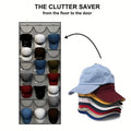 24-Grid Hanging Door Organizer – Space-Saving Nylon Storage with Clear Pockets by DailySale