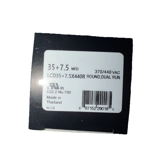 Linebacker LCD35+7.5X440R Dual Run Capacitor 35/7.5 MFD 440V Round by Price Is Right Miami