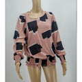 Alfani Printed Mesh Top, Size Small by Vanessa Jane