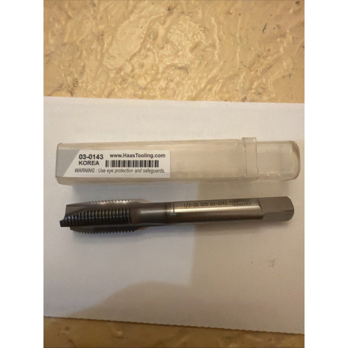 Haas 1/2-20 UNF HSS-E Spiral Flute Tap GH5 TiCN Mod Bottoming 03-0143 New by Price Is Right Miami