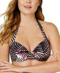 Calvin Klein Womens Printed Underwire Bikini Top by Vanessa Jane