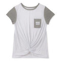 Calvin Klein Big Girls Colorblocked Twist-Front T-Shirt by Vanessa Jane